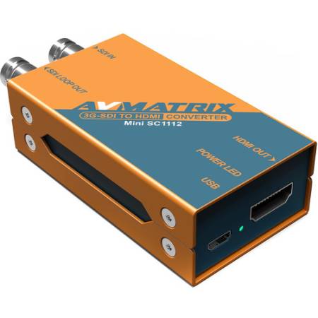 AVMATRIX Mini SC1112 - 3G-SDI to HDMI Mini Converter